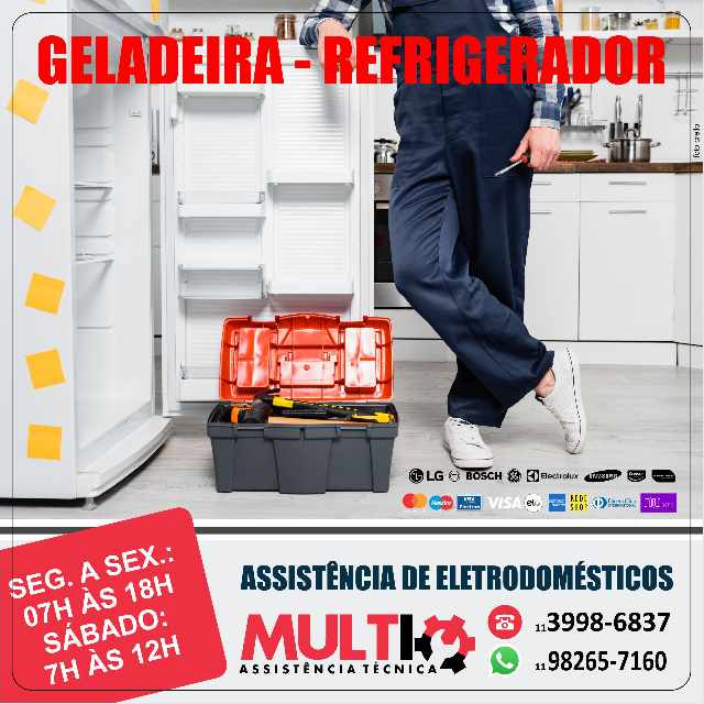 Manutenção refrigerador - cidade dutra