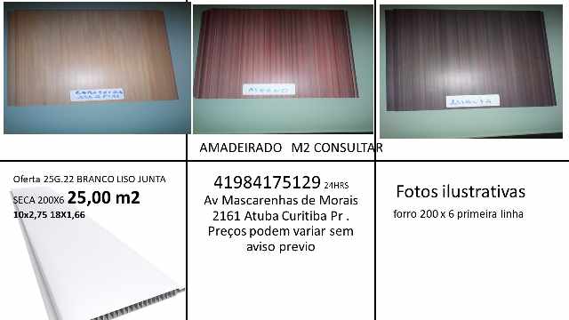 Foto 1 - Forro pvc junta seca branco 25-00 m2